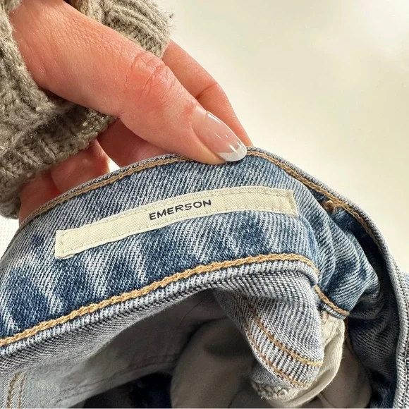 Citizens of Humanity designer jeans Emerson straight leg distressed 32 - Picture 8 of 16